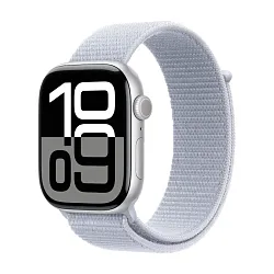 Умные часы Apple Watch Series 10 46mm GPS Silver Aluminum Case Blue Cloud Sport Loop