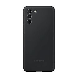 Клип-кейс (накладка) Samsung Silicone cover для Samsung Galaxy S21 Plus силикон, чёрный