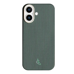 Клип-кейс (накладка) LLC Vectran для Apple iPhone 17 вектран, чёрно-зелёный