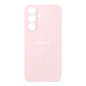 Клип-кейс (накладка) Silicone cover закрытый для Samsung Galaxy S25 FE силикон, пудровый