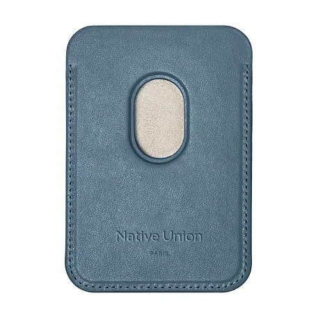 Кардхолдер Native Union (Re) Classic Wallet для Apple iPhone поликарбонат, древесная целюлоза, тёмно-синий - 2