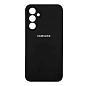 Клип-кейс (накладка) Silicone cover закрытый для Samsung Galaxy S25 силикон, чёрный