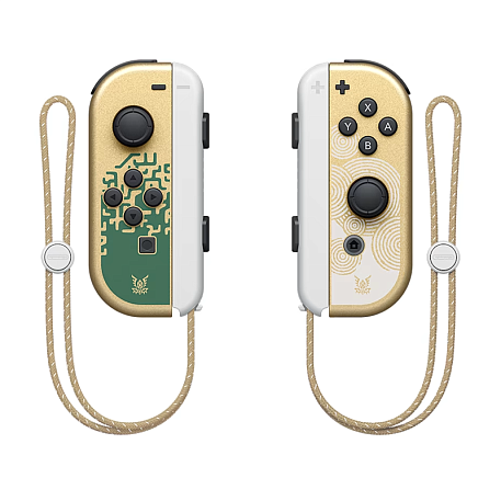 Игровая приставка Nintendo Switch OLED 64 ГБ золотой (Zelda) - 5