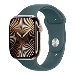 Ремешок Apple Sport Band для Apple Watch 38 / 40 / 41 / 42mm фторэластомер Lake Green (S/M)
