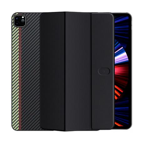 Клип-кейс (накладка) Pitaka Fusion Weaving MagEZ Case 2 для Apple iPad Pro 11" (2020 / 2021 / 2022) кевлар (арамид), "увертюра" - 4