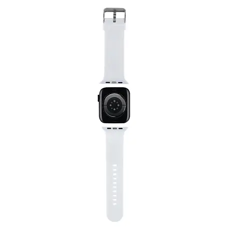 Ремешок CG Mobile Karl Lagerfeld 3D Rubber NFT Choupette Head для Apple Watch 38 / 40 / 41 / 42mm силикон белый - 3
