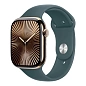 Ремешок Apple Sport Band для Apple Watch 38 / 40 / 41 / 42mm фторэластомер Lake Green (S/M)