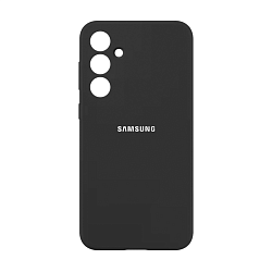 Клип-кейс (накладка) Silicone cover закрытый для Samsung Galaxy S23 FE силикон, чёрный