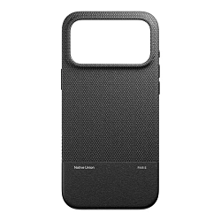 Клип-кейс (накладка) Native Union (Re) Classic Case для Apple iPhone 17 Pro Max полиуретан, поликарбонат, чёрный