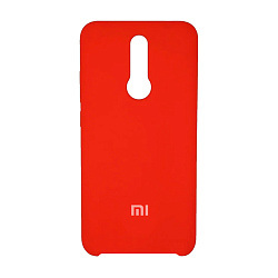 Клип-кейс (накладка) Silicone cover для Xiaomi Redmi 8 силикон, красный