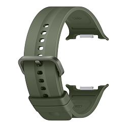 Ремешок Samsung Sport Band для Samsung Galaxy Watch 8/8 Classic/9 силикон,сталь оливковый (M/L)