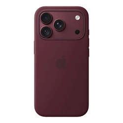 Клип-кейс (накладка) Apple Silicone Case MagSafe для Apple iPhone 18 Pro / 17 Pro силикон, Burgundy