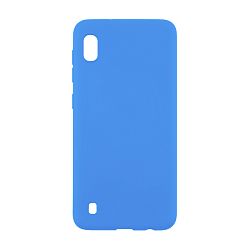 Клип-кейс (накладка) Silicone cover для Samsung Galaxy A10 силикон, голубой