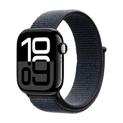 Умные часы Apple Watch Series 10 42mm GPS Jet Black Aluminum Case Ink Sport Loop