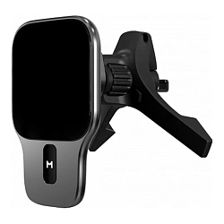 Автомобильный держатель магнитный Magssory Prime Geo Magnetic Car Kit с беспроводной зарядкой (зажим) чёрный