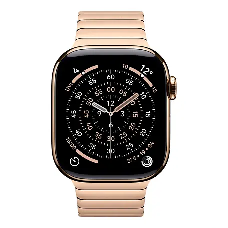 Умные часы Apple Watch Series 11 42mm GPS + Cellular Gold Titanium Case Gold Link Bracelet One Size - 2