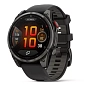 Умные часы Garmin Fenix 8 Pro 51mm Amoled титановый (чёрный ремешок)