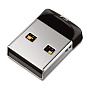 USB-флешка SanDisk Cruzer Fit 16 ГБ, чёрный - 1