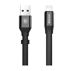 Дата-кабель Baseus Two-in-one Portable Cable Lightning+Micro 1.2 м, чёрный