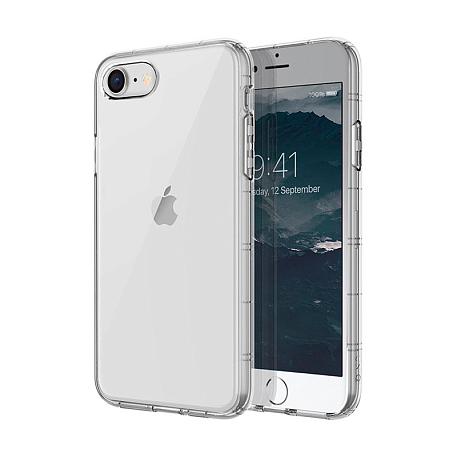 Клип-кейс (накладка) UNIQ Air Fender для Apple iPhone 7 / 8 / SE 2020 / 2022 силикон, прозрачный - 2