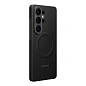 Клип-кейс (накладка) Samsung Carbon Magnet Case для Samsung Galaxy S26 Ultra арамидное волкно, алюминий, поликарбонат, чёрный - 2