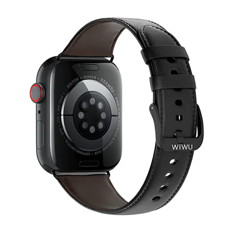 Ремешок WIWU Crazy Horse Leather для Apple Watch 38 / 40 / 41 / 42mm кожа - 2