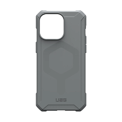 Клип-кейс (накладка) UAG Essential Armor Magsafe для Apple iPhone 15 Pro поликарбонат, серебристый