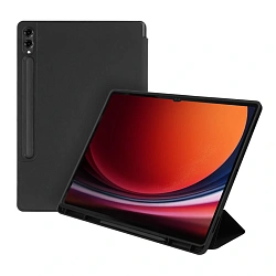 Чехол-книжка Araree A Folio для Samsung Galaxy Tab S9 Plus / S9 FE Plus / S10 Plus полиуретан, поликарбонат, чёрный