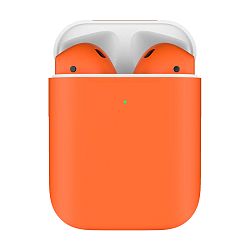 Беспроводные наушники Apple AirPods 2 с зарядным футляром оранжевый матовый (MV7N2)