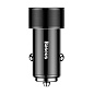 Автомобильное зарядное устройство + кабель Lightning Baseus Small Screw TZXLD-01 18 Вт, чёрный