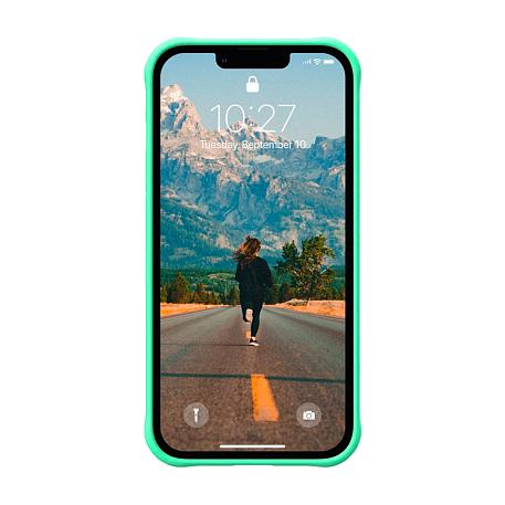 Клип-кейс (накладка) UAG [U]Dot для Apple iPhone 13 Pro силикон, мятный - 3