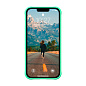 Клип-кейс (накладка) UAG [U]Dot для Apple iPhone 13 Pro силикон, мятный - 3