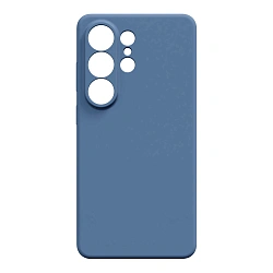 Клип-кейс (накладка) Silicone cover закрытый для Samsung Galaxy S26 Ultra силикон, голубой