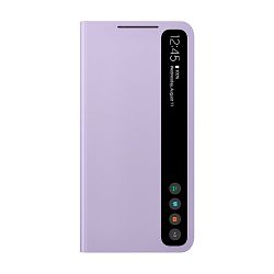 Чехол-книжка Samsung Smart Clear View Cover для Samsung Galaxy S21 FE полиуретан, поликарбонат, фиолетовый