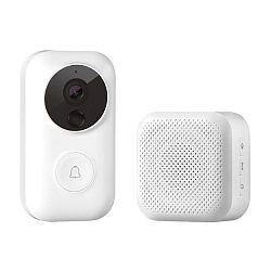 Умный дверной звонок Xiaomi Dingling Smart Video Doorbell c динамиком, белый