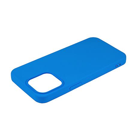 Клип-кейс (накладка) Без лого для Apple iPhone 13 Pro силикон, голубой - 4