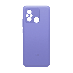 Клип-кейс (накладка) для Xiaomi Redmi 12C / Poco C55 пластик, силикон, лавандовый