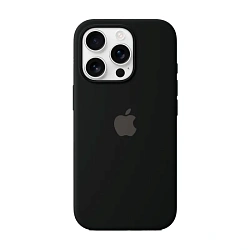 Клип-кейс (накладка) Silicone Case для Apple iPhone 16 Pro Max силикон, чёрный