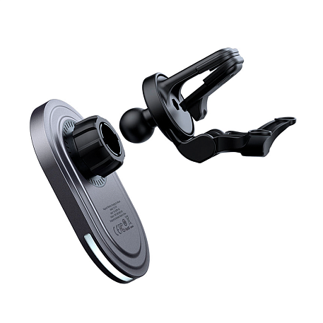 Автомобильный держатель магнитный Mcdodo Magnetic Wireless Charging Car Mount CH-234 с беспроводной зарядкой (клеящаяся платформа, зажим) - 2
