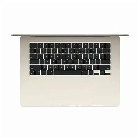 Ноутбук Apple Macbook Air 15" (2024) M3 24 ГБ, 512 ГБ SSD (MC9K4), "сияющая звезда" - 2