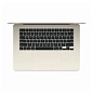 Ноутбук Apple Macbook Air 15" (2024) M3 24 ГБ, 512 ГБ SSD (MC9K4), "сияющая звезда" - 2
