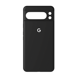 Клип-кейс (накладка) Silicone cover закрытый для Google Pixel 8 Pro силикон, чёрный