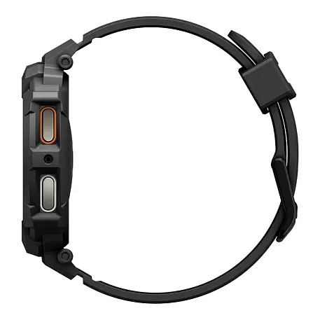 Чехол-бампер с ремешком Spigen Rugged Armor Pro для Samsung Galaxy Watch 8 44mm полиуретан чёрный - 3