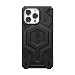 Клип-кейс (накладка) UAG Monarch Pro Magsafe для Apple iPhone 15 Pro Max полиуретан, поликарбонат, карбон, чёрный