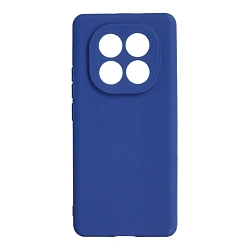 Клип-кейс (накладка) Silicone cover закрытый для Xiaomi Redmi Note 15 Pro Plus 5G / Poco M8 Pro силикон, синий