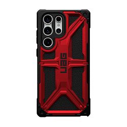 Клип-кейс (накладка) UAG Monarch для Samsung Galaxy S23 Ultra поликарбонат, кожа, красный