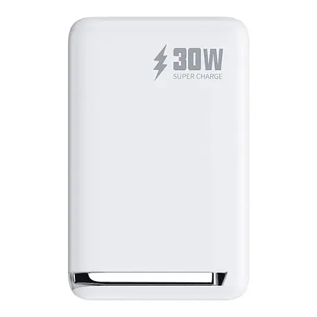 Внешний аккумулятор с беспроводной зарядкой WIWU Magnetic Power Bank Qi2 10000 мАч 30 Вт белый - 2