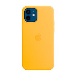 Клип-кейс (накладка) Apple Silicone Case MagSafe для Apple iPhone 12 / 12 Pro силикон, Sunflower