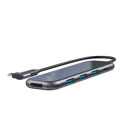 Адаптер-разветвитель для компьютера Baseus Superlative Multifunctional HUB (UCN3277) (5в1) чёрный - 2