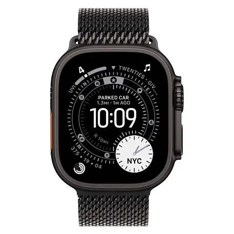 Умные часы Apple Watch Ultra 3 49mm GPS + Cellular Black Titanium Case Black Titanium Milanese Loop Medium - 2